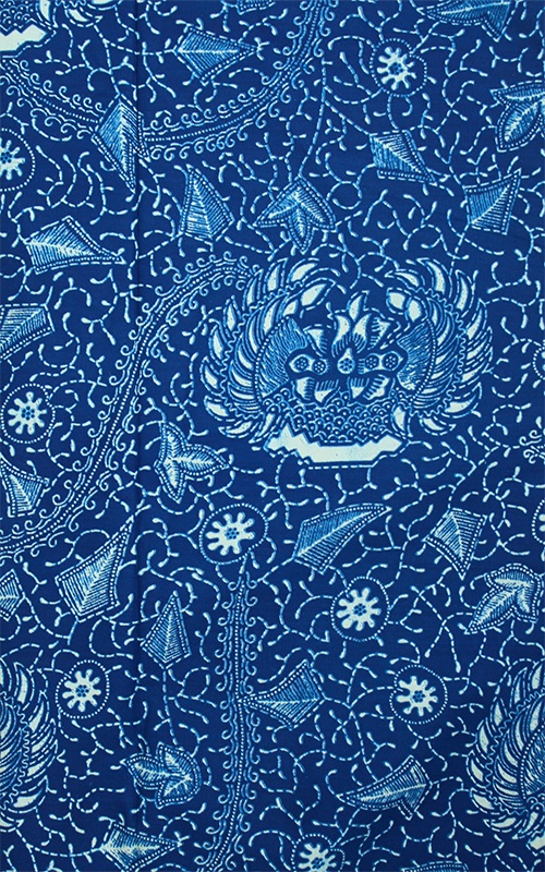 TESSUTO WAX PRINT BLU INDIGO